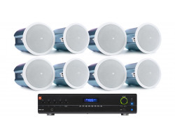 Комплект акустики 8 потолочных динамиков JBL Control 26CT | Bluetooth | 8х15Вт